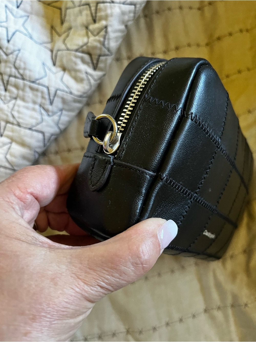 Coachtopia Alter Ego Black Leather Cosmetic Bag - Picture 9 of 16